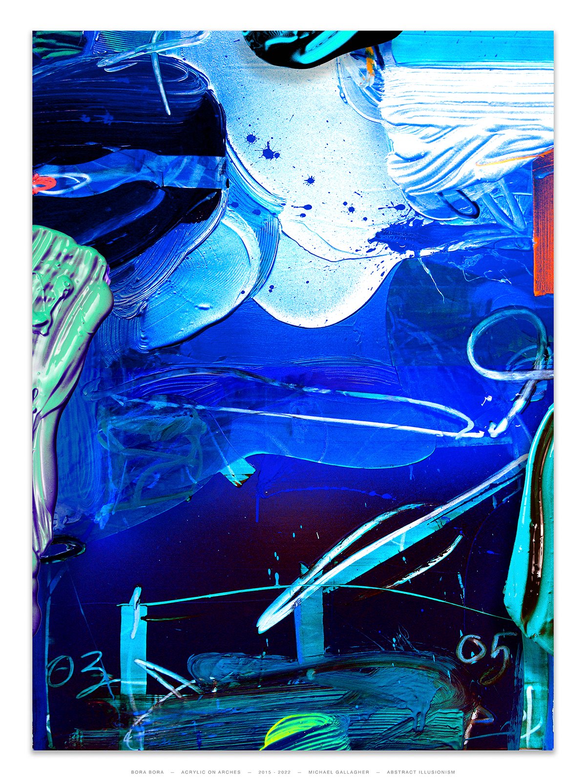Bora Bora | Abstract Illusionism Fine Art Print