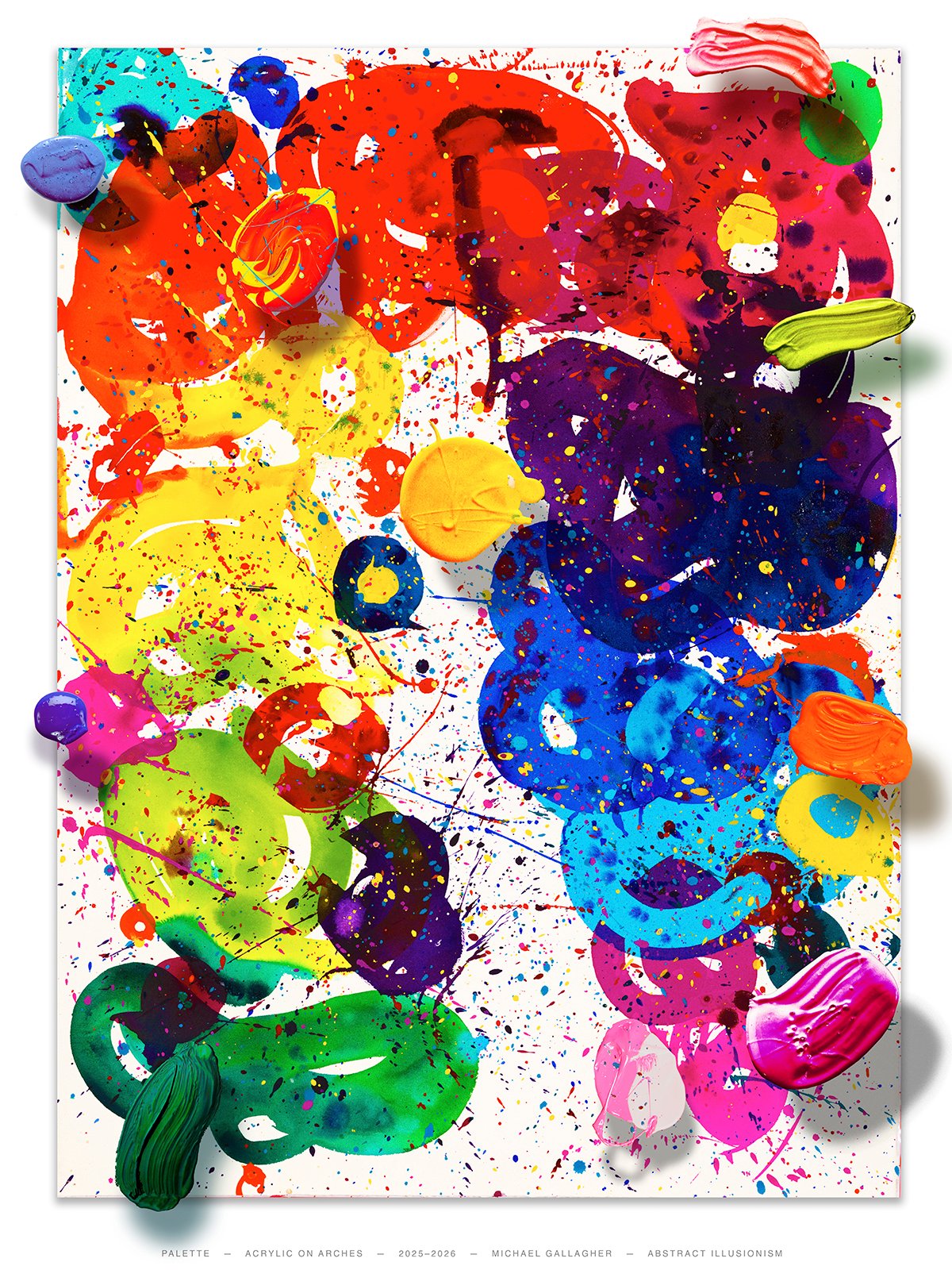Palette | Abstract Illusionism Fine Art Print